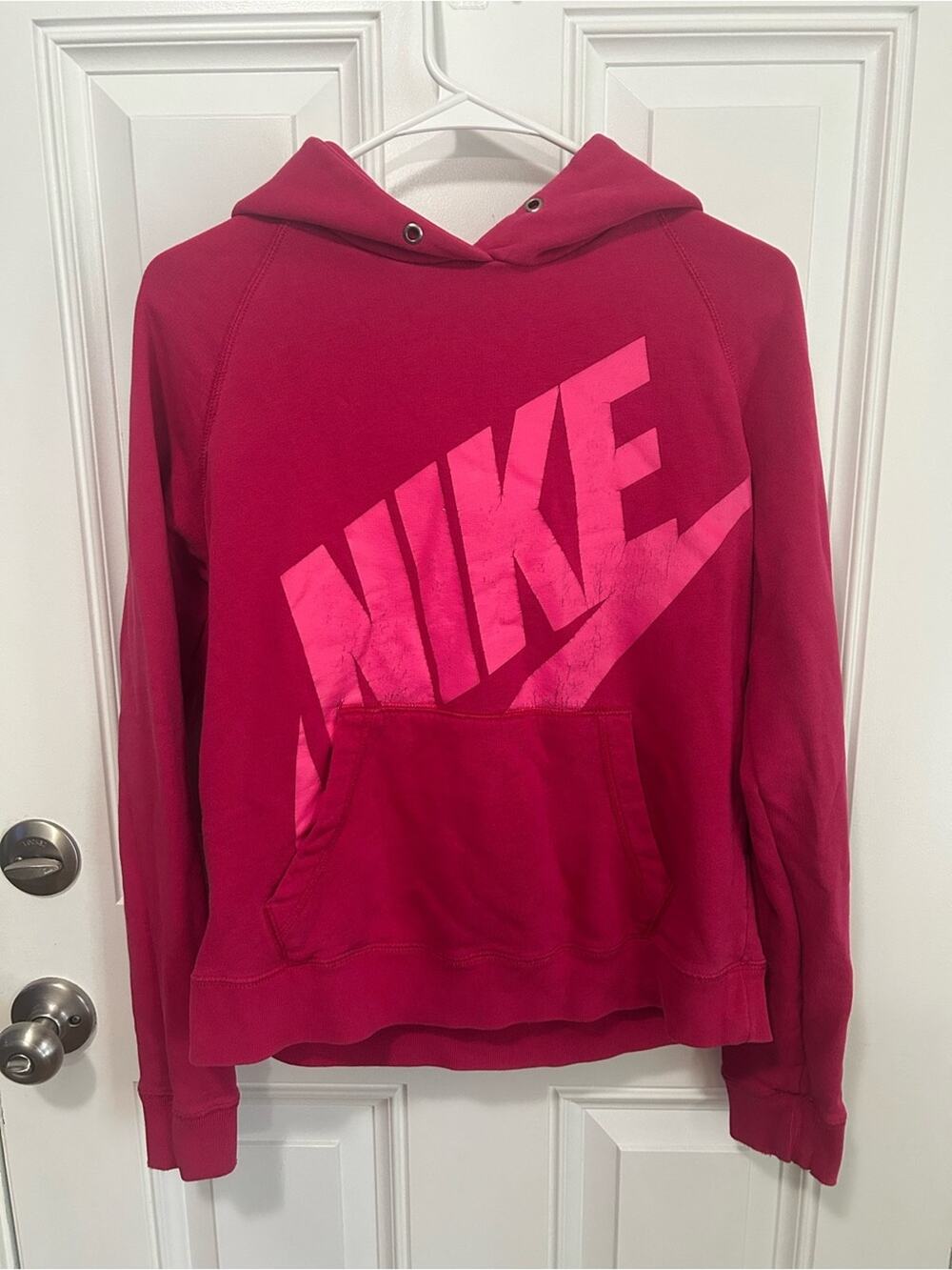 Nike Pink & Magenta Pullover Hoodie